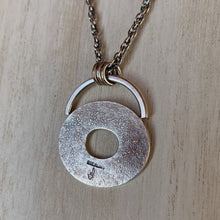 Load image into Gallery viewer, Balance Pendant on Sterling Silver Wheat Chain
