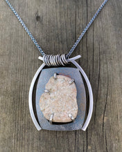 Load image into Gallery viewer, Sterling Rock Pendant on Chain