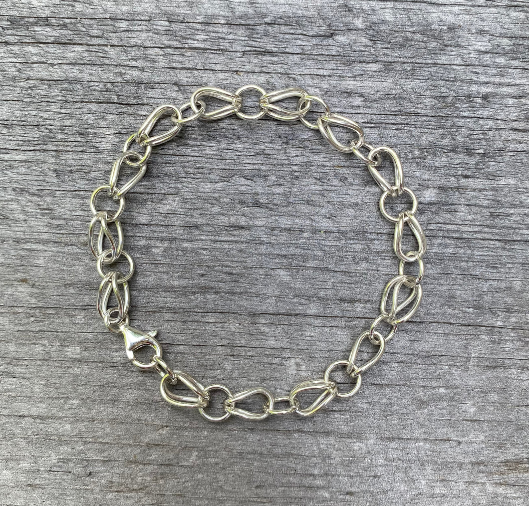 Sterling Loop in Loop Bracelet