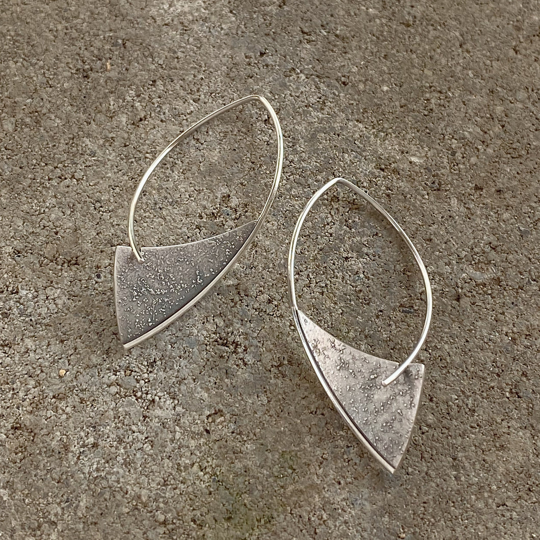 Sterling Fused Sailboat Earrings
