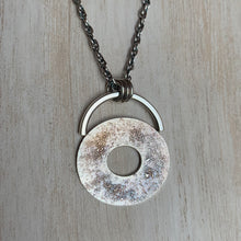 Load image into Gallery viewer, Balance Pendant on Sterling Silver Wheat Chain
